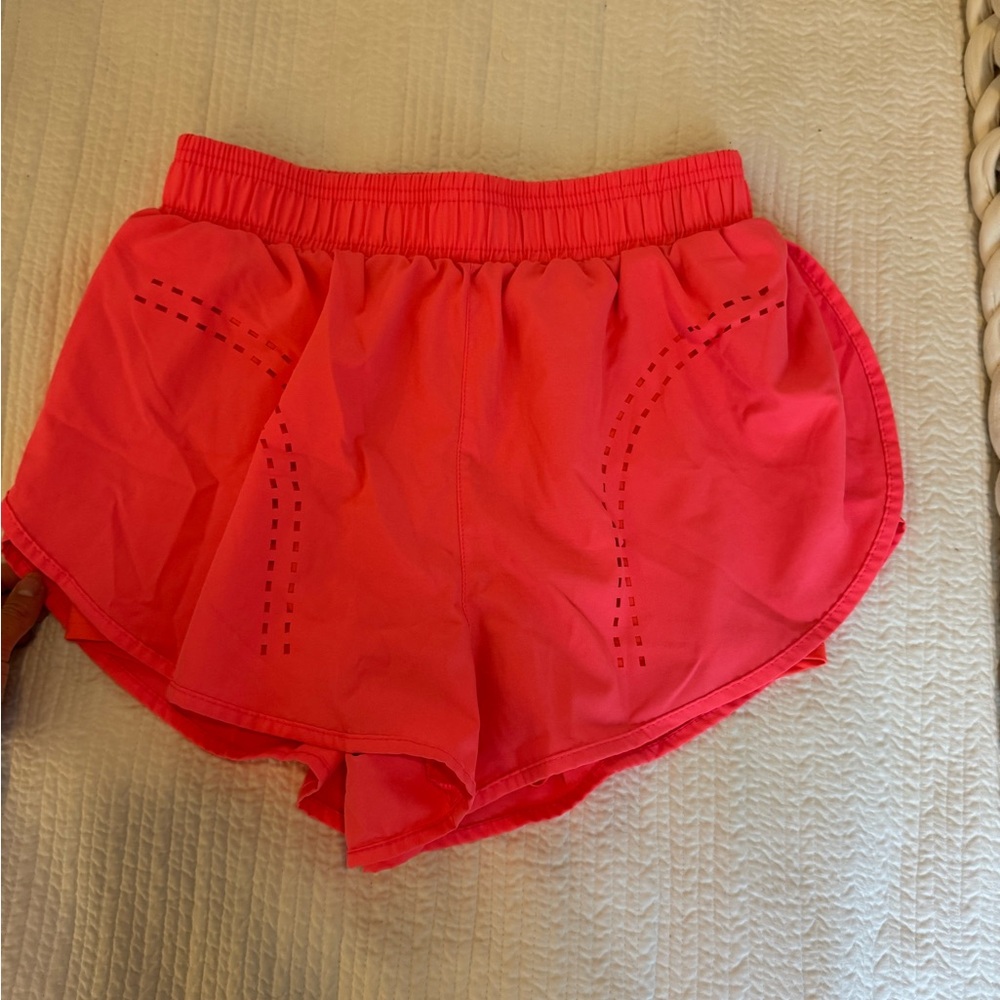 SHEIN Bright Pink Athletic Shorts